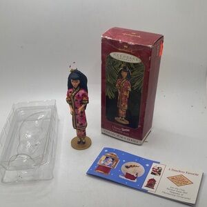 Hallmark Chinese Barbie Dolls of the World Collector’s Series ornament.1997